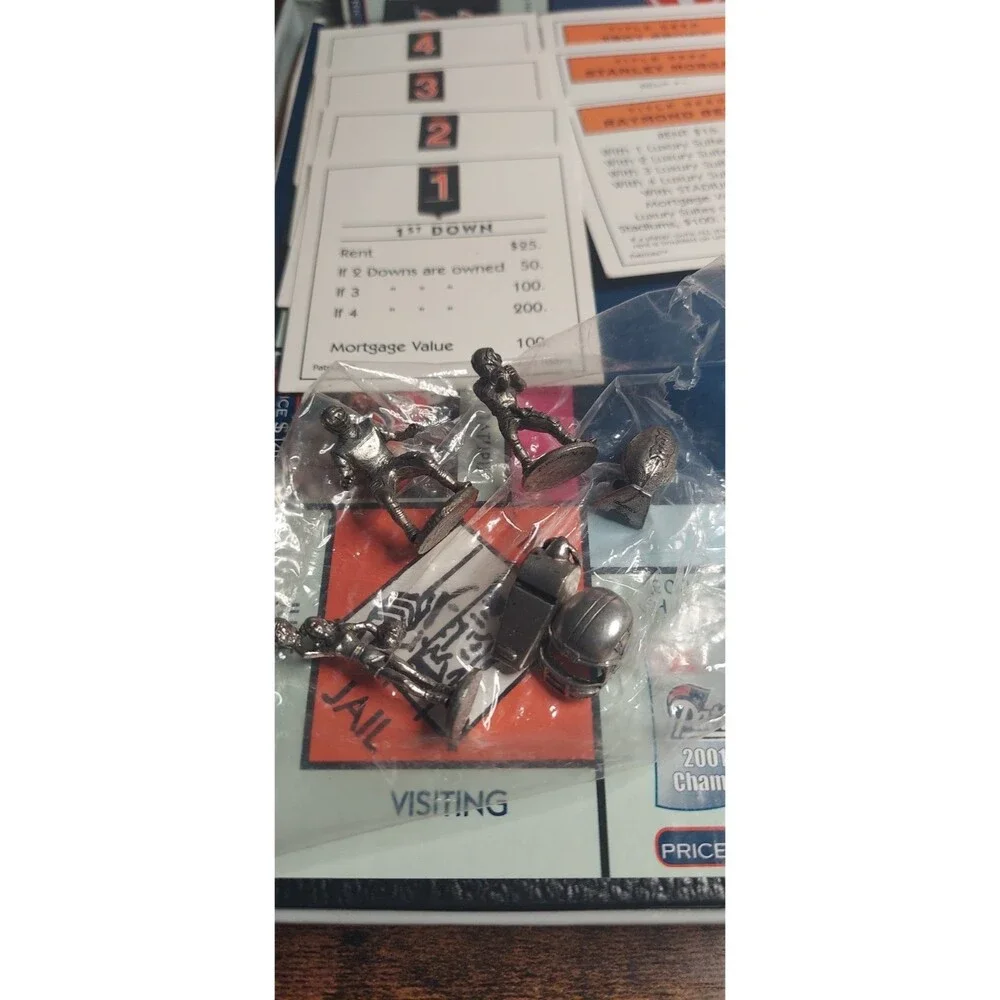 NEW ENGLAND PATRIOTS Collector's Edition Monopoly Game (No Instructions)